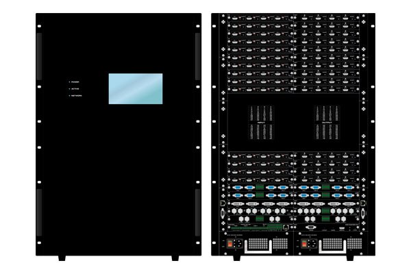 大路数一卡四路插卡式混合矩阵TOUCH-MANAGER-800(80x80)