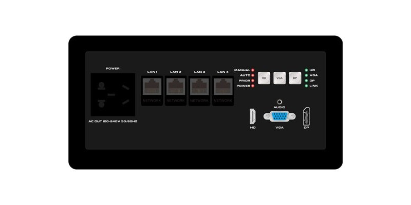 HDBaseT桌面安装型传输器解决会议室长距离传输解决方案