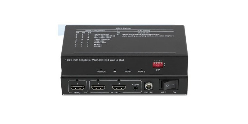 <i style='color:red'>4k60hdmi1分2分配器</i>自动适应显示器输出分辨率