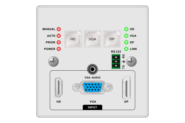 HDBaseT网线传输器-正面