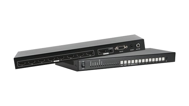 4K HDMI8进1出无缝切换器