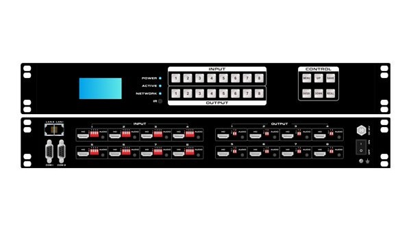 4K60 8进8出HDMI矩阵 1.5U -碧云祥
