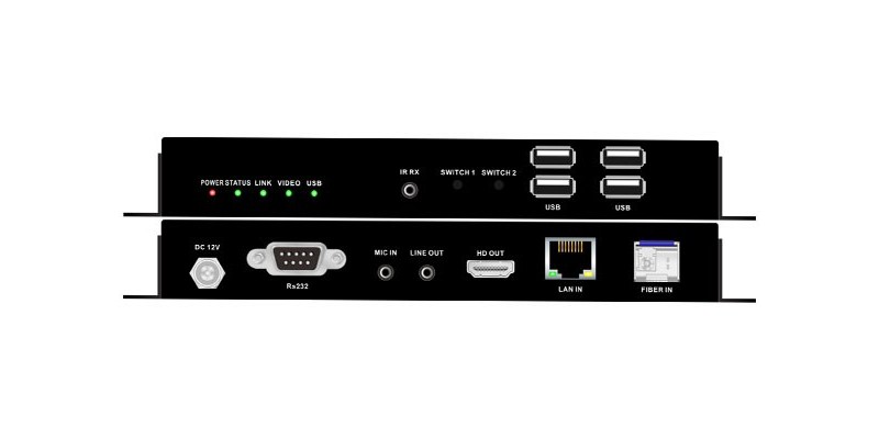 4K30HDMI <i style='color:red'>kvm网线传输器</i>150米支持交换机一进多出-碧云祥