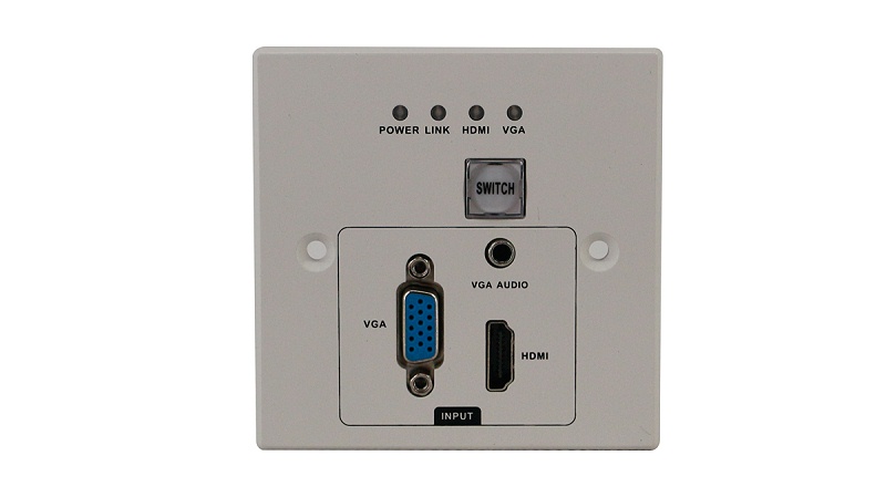 墙面安装型HDBaseT传输器