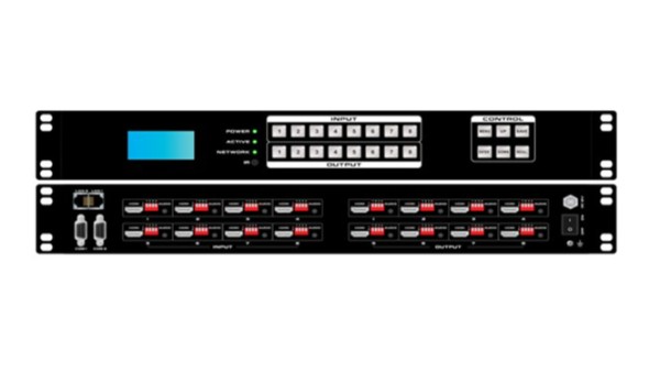 4K60 8进8出HDMI高清矩阵1.5U  -碧云祥