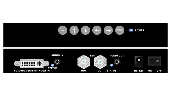 DVI/HDMI/VGA/CVBS/YPBPR转SDI转换器