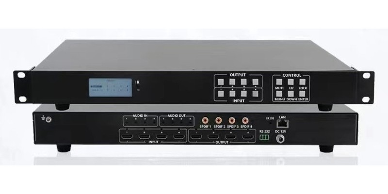 新品出炉！4K60 HDMI4进4出无缝矩阵有什么不一样呢？