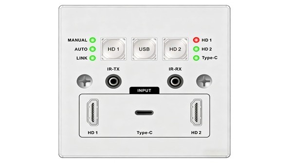 HDBaseT墙面安装型传输器